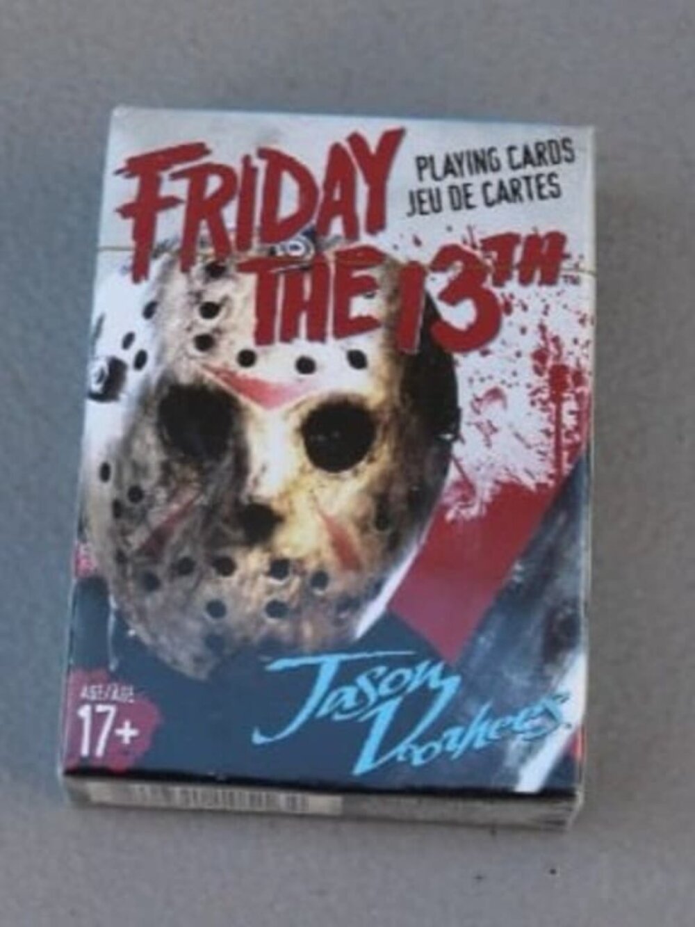 Playing Cards - Friday the 13th Jason Voorhees Halloween - New